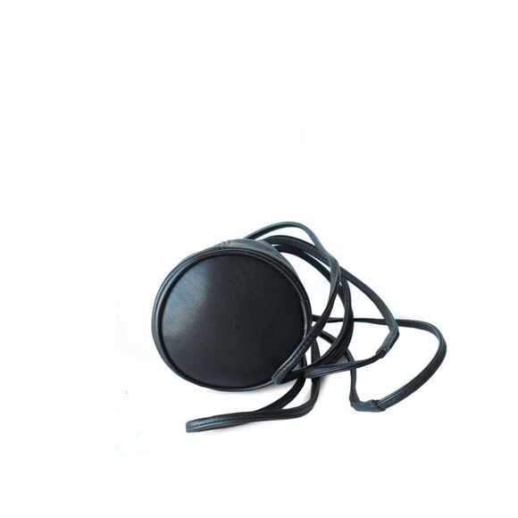 Vintage Coach Black Leather Mini Littleton Drawstring Purse Bag 4144 - Picture 6 of 9